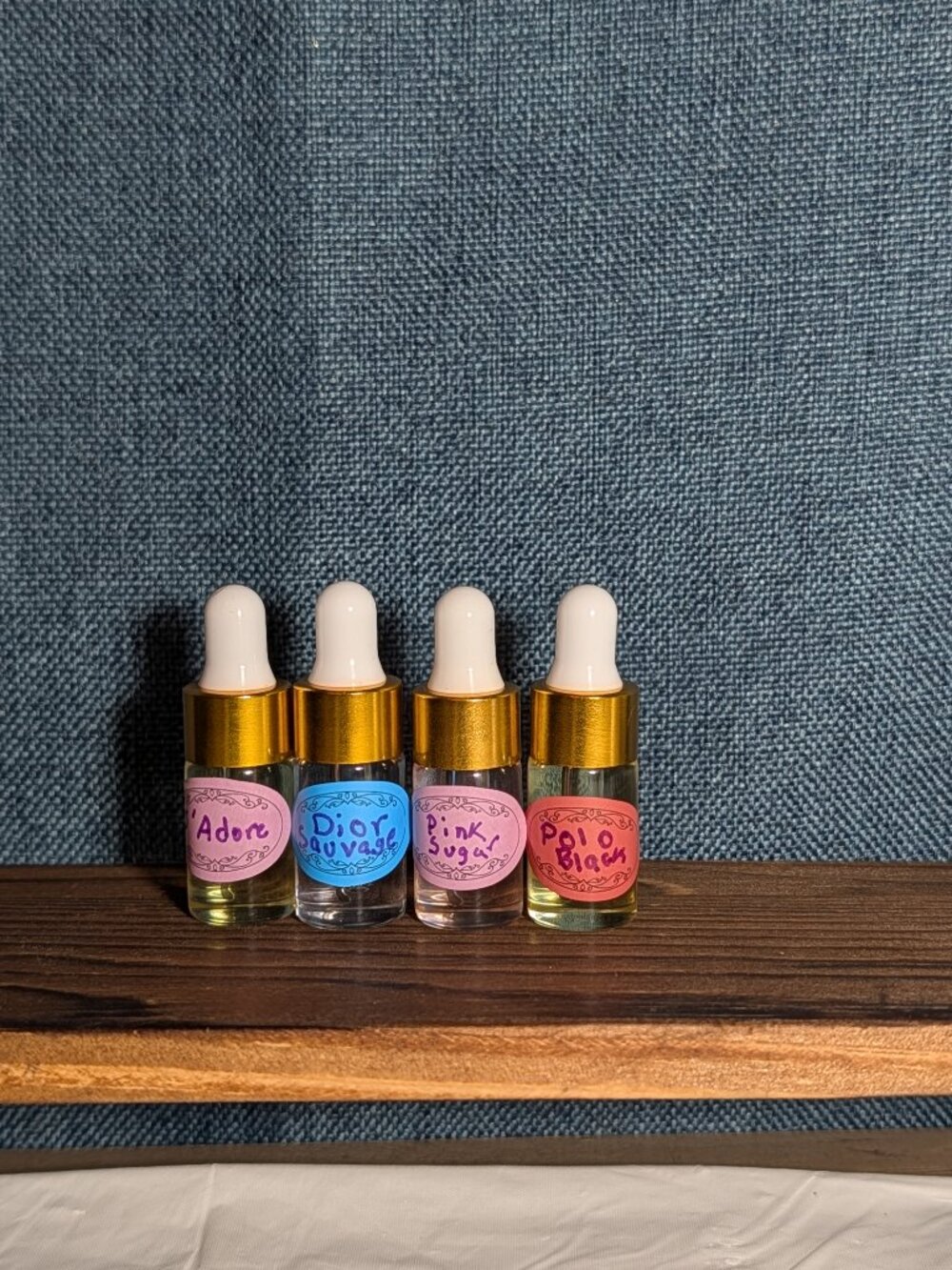 Body Oil 4-Pack 3ml Glass Dropper Box Set | 12ml Total | Non Alcohol Based - Picture 3 of 6